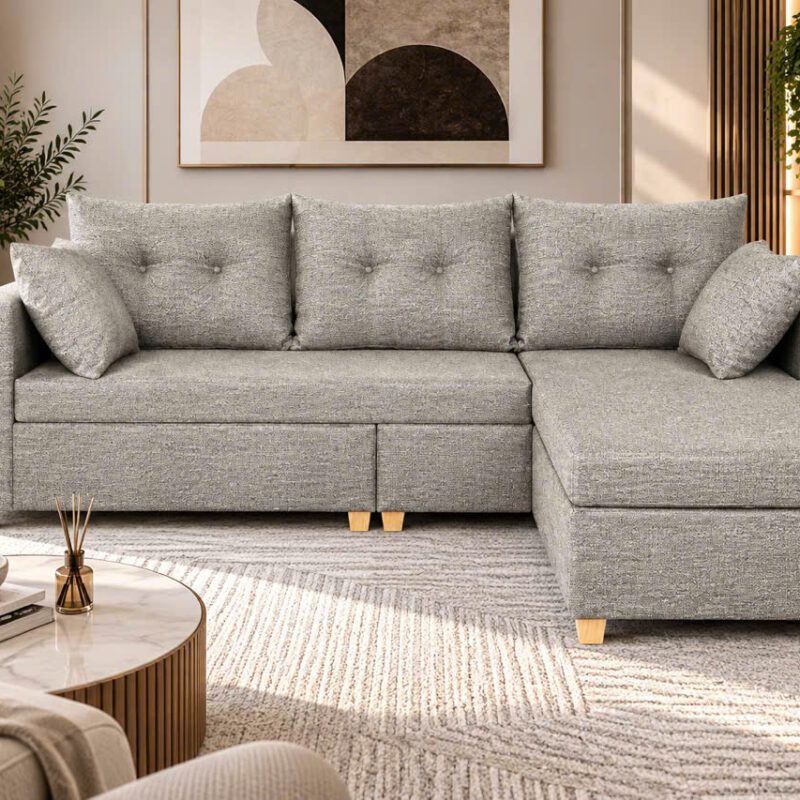 Sofa Góc Chữ L Thư Giãn Sunday – Băng Dài 240cm