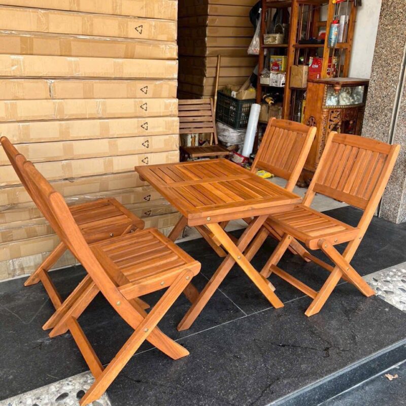 BÀN GHẾ GỖ NGOÀI TRỜI ĐẶT THEO YÊU CẦU – BỀN ĐẸP